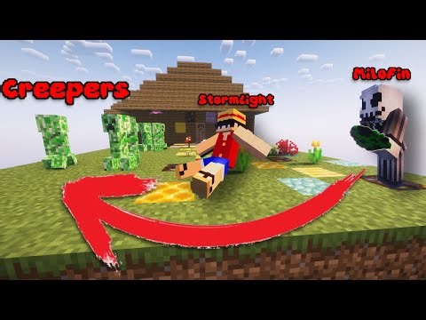 I Added Random Block Drops... Then THIS Happened....One Block Sky Block!