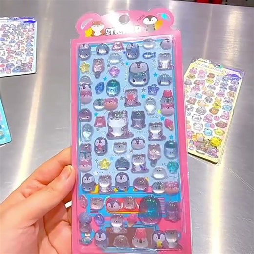 ‌3D cartoon stickers‌ = instant style boost! #3dart #StickerVibes #CreativeLife