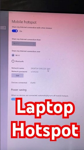 How to Turn On Hotspot in Laptop | Laptop WiFi Hotspot Setup (2025)