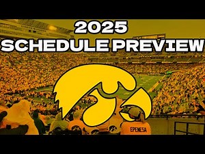 Iowa Football 2025 Schedule Preview & Early Projected Record