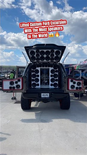 Lifted Custom Ford Excursion With The Most Speakers In The World