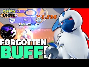 Pokémon Unite Absol FORGOTTEN BUILD is BUFFED & BROKEN!😱 Absol Build Guide Master Gameplay Held Item