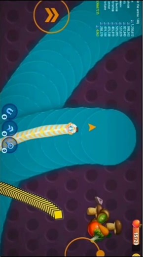 worm zone Remove eye 👀😱 Snake game #viral #wormszone #shorts