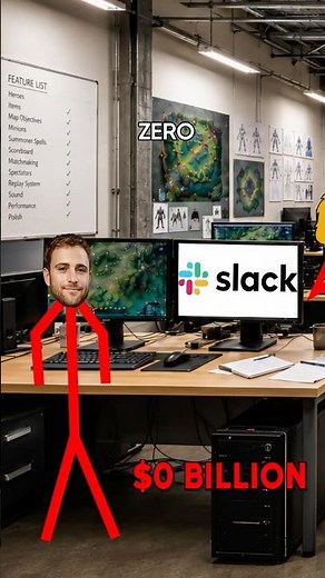 How Slack Was Founded 💬 #shorts #business
