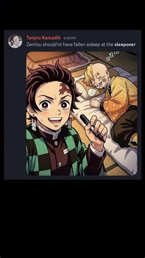 Zenitsu chose the WRONG friends for a sleepover...