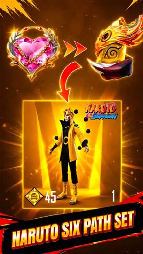BGMI Naruto Event | UNLOCK Naruto Six Path Set | Ultimate suit bgmi