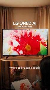 4.7K views · 34 reactions | Do you like to watch with the lights on or off? It doesn’t matter with the LG QNED AI with Pure Colors. Whether you’re watching the morning news, daytime drama, afternoon shows, or late-night movies, you get vivid, accurate colors that jump out of the screen in different settings. Shop now: https://www.lg.com/ph/tv-soundbars/qned-tvs/65qned80tsa/ #LifesGood | LG Global | Facebook