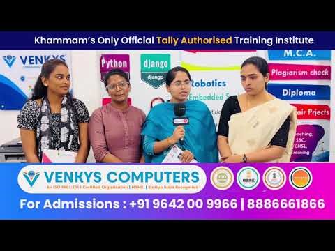 Best & Advanced Computer Training Institute in Khammam - Venkys Computers : 9642009966