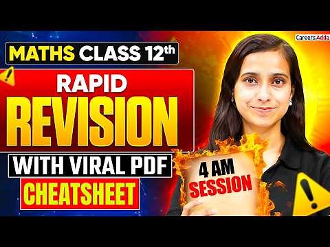 All Formulas & Concepts Final Revision 🔥Class 12 Maths ONE SHOT MARATHON Final Revision 🔥Score 80/80