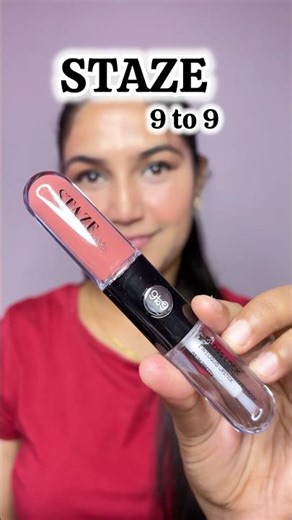 VIRAL 💄 Lipstick+ Gloss Combo You’ll Love! ✨#shorts #shortsfeed #viral #lipstick #staze