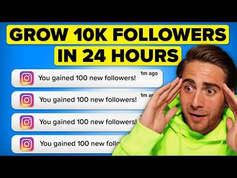 How To Grow 10,000 REAL Followers on Instagram For FREE (new algorithm updates)