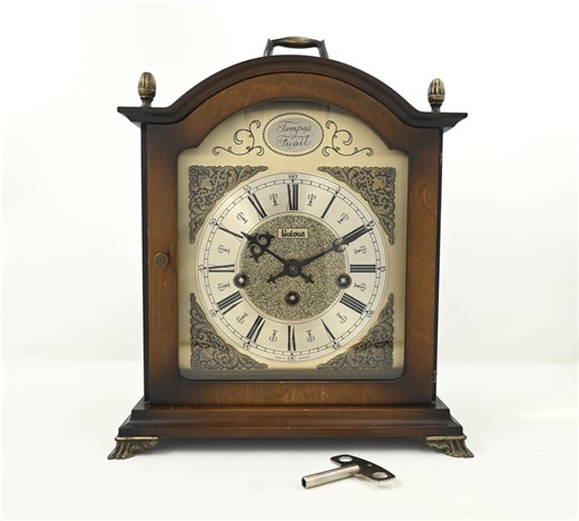 Bulova Tempus Fugit German Westminster Chime Mantel Clock, Key Wind - Etsy