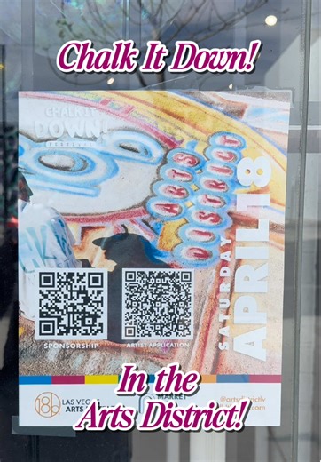 Calling all artists! The sidewalks of the Arts District are about to become a canvas again. 🎨✨ The 2026 Chalk It Down Festival returns Saturday, April 18, transforming the neighborhood into a vibrant, open-air gallery where working artists create, compete and celebrate the creativity that built this community. 🖌️ The @artsdistrictlv exists because artists made it their home and Chalk It Down is one of the most colorful reminders of that. 🌈 Artists who want to take part can apply now at chalki