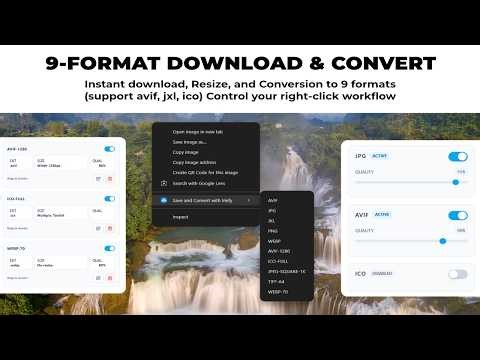 The Ultimate Right-Click Image Downloader & Converter (Support Avif, Jxl)