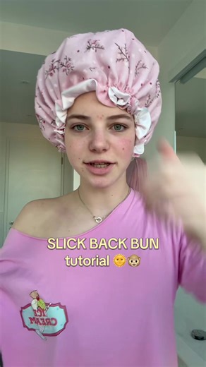 Slick Back Bun Tutorial for Curly Hair