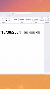 3.7K views · 15 reactions | Word shortcut for today's date and time #readysteadyexcel #Word #wordtips #microsoftWord #MicrosoftAmbassador | Ready Steady Excel | Facebook