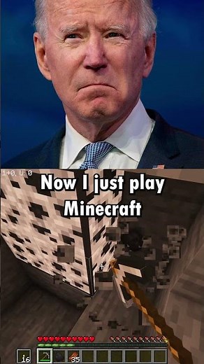 Biden, Trump, and Obama play Minecraft. #shorts