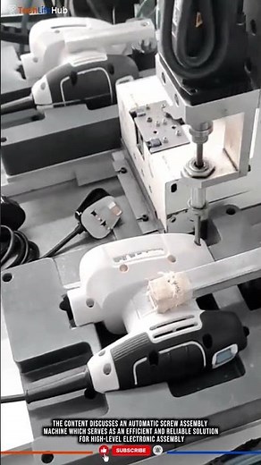 Innovation Screw Fastening: Automatic Assembly, High Precision, Electronics Efficiency #tech