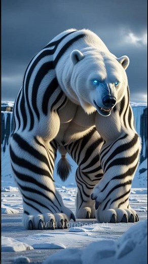 Unbelievable Animal Hybrids 🐍🐪🐊🐎🐻🦓 | Realistic AI Fusions | Wild Morphosis #shorts #animalfusion