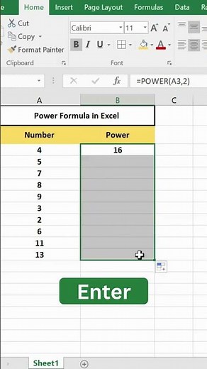 How to Use Power Formula in Excel for Fast Calculations