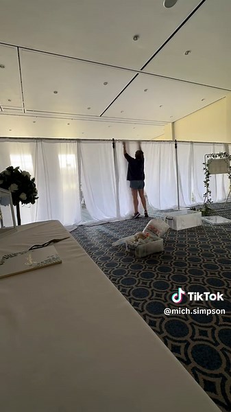 Entrance Draping Installation for Weddings and Events