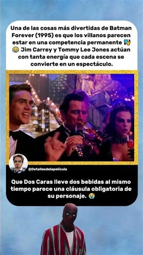 Parece que los villanos compiten por robarse cada escena | Batman Forever (1995) 🎭😂