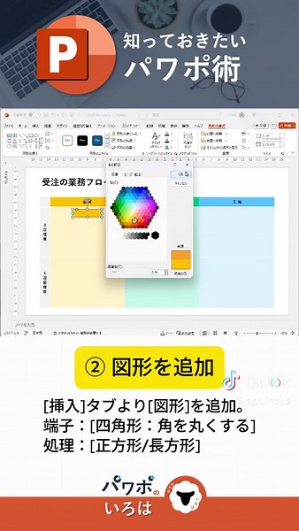 表を使った業務フロー【#パワポのいろは】 #パワポ #パワーポイント #業務フロー #DX #業務改善 #フローチャート- 楽曲提供：曲名 『Blue』 作曲 RYU ITO https://www.youtube.com/@UCfLovs3hldJ496uPizAgYaA