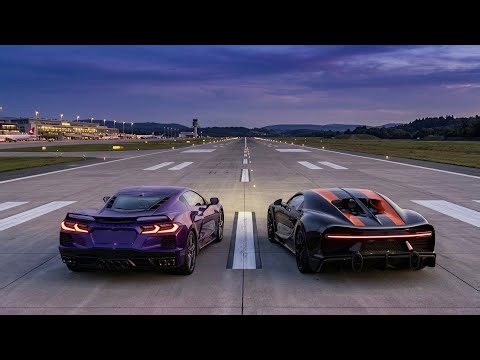 Chevrolet Corvette ZR1X Vs Bugatti Chiron Super Sport 300+ 0-200 MPH Acceleration Comparison