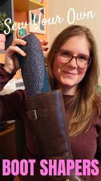 Sew Your Own Boot Shapers #bootshapers #diybootshapers #bootfillers #handmadegifts