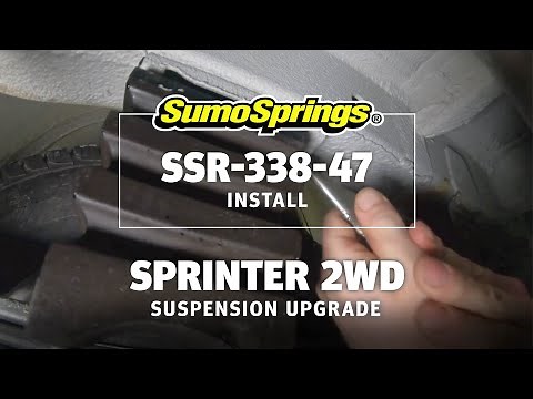 Mercedes-Benz 2WD Sprinter Suspension Upgrade | SumoSprings SSR-338-47 Install