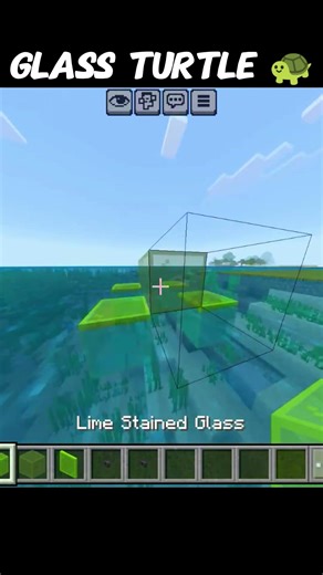 How to Build a Glass Turtle in Minecraft (Easy + Aesthetic)