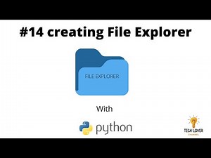 #14 Creating File Explorer 🗃️ with python #python #programming #tech #fileexplorer #techlover