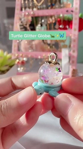 Turtle Glitter Globe Creations - Polymer Clay and Glitter Tutorial