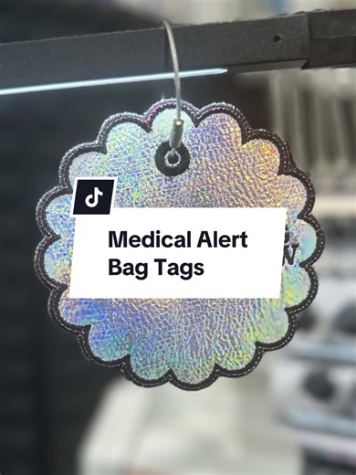 Personalized Medic Alert Bag Tags for Kids