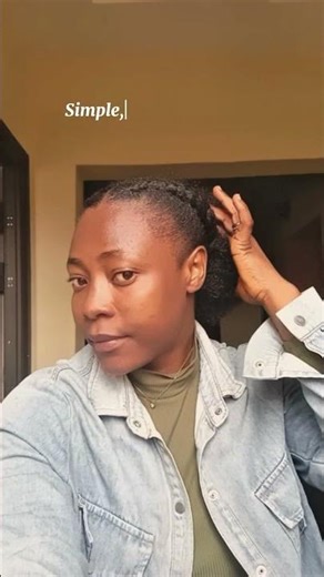 ON MY SERIES OF SIMPLE HAIRSTYLES #easy #fyp #viral