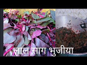 How to make lal bhaji/Lal saag recipe!!लाल भाजी की स्वादिष्ट रेसीपी!!seema