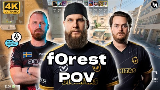 f0rest和olofmeister/friberg三排 (Dust2) | FACEIT均分3400 | 2025.08.05 | CS2 POV/D