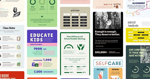 Engaging infographics for any project, campaign, or visual story with Canva