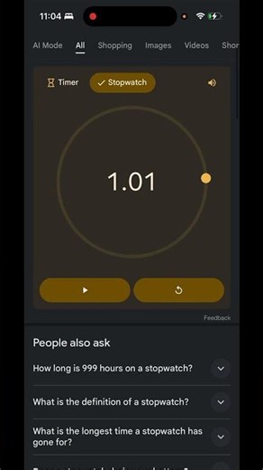 Getting 0.00 on stopwatch