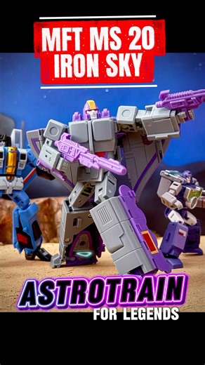 MechFansToys MS-20 Iron Sky ASTROTRAIN for Legends Scale #transformers #toys #diorama