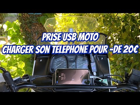 Mettre une Prise USB voltmètre sur une MOTO pour charger téléphone / gps ou autre