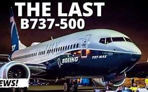 最后的波音737-500客机！