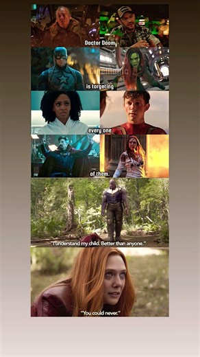 Doctor Doom is Targeting Everyone… But Wanda Said “You Could Never” 🔥 #marvel #avengers #wanda #mcu