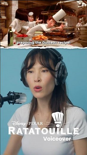 Ratatouille Voice Acting Challenge (Colette is NOT Having it!) #voiceactor #acting