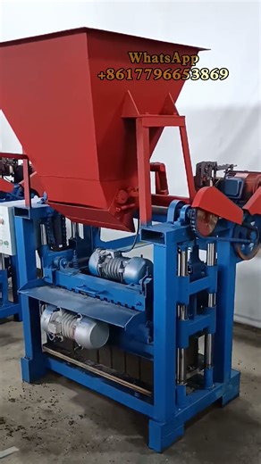 Manual Cement Interlocking Brick Making Block Moulding Machine Production Line Making Machine #brick