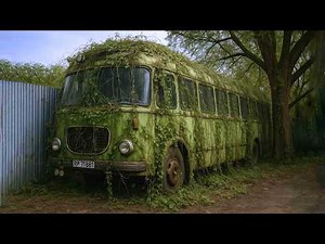Starting BUS CAMPER 1960 - ABANDONED 15 Years - Will it Start?