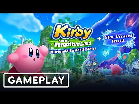 Kirby and the Forgotten Land Switch 2 Edition + Star-Crossed World Gameplay | Treehouse: Live