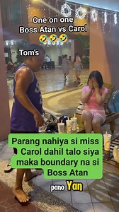 One on one Boss Atan vs Carol 🤣🤣🤣 #everyonehighlights #highlightseveryone #trendingreels #viralreels #fbreels #LigaNgBawatPilipino | Tom's Indingmama