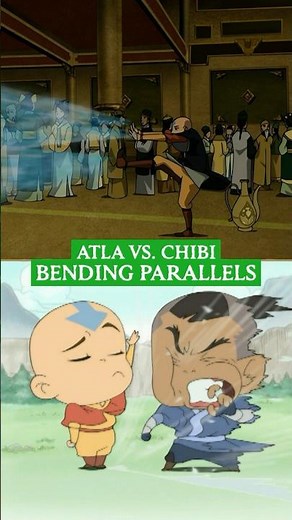 Chibi Parallels from Avatar: The Last Airbender 🔥 (Part 2) | #Shorts