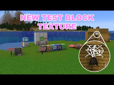 Test Block Texture Change and TNT Bugs: Minecraft Snapshot 25W10A